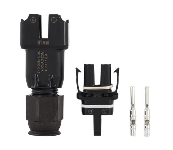 Enphase Steckverbinder Stecker 1~ für IQ-Cable, Field wireable Stecker, 1 Stück (Q-CONN-R-M)