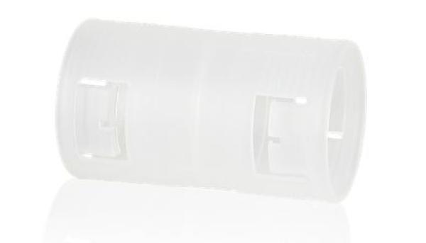 25 STÜCK (VPE) F-Tronic Rohrmuffe M32 transparent RM32 (7400034)
