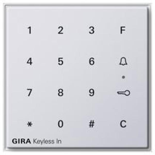 Gira 260566 TX44 Keyless In Codetastatur Reinweiß