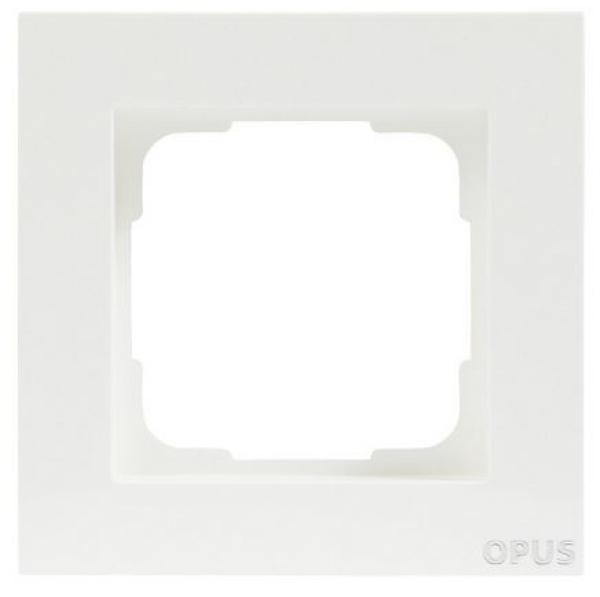 Opus 55 Rahmen 1-fach KUBUS polarweiß (512.601.37)