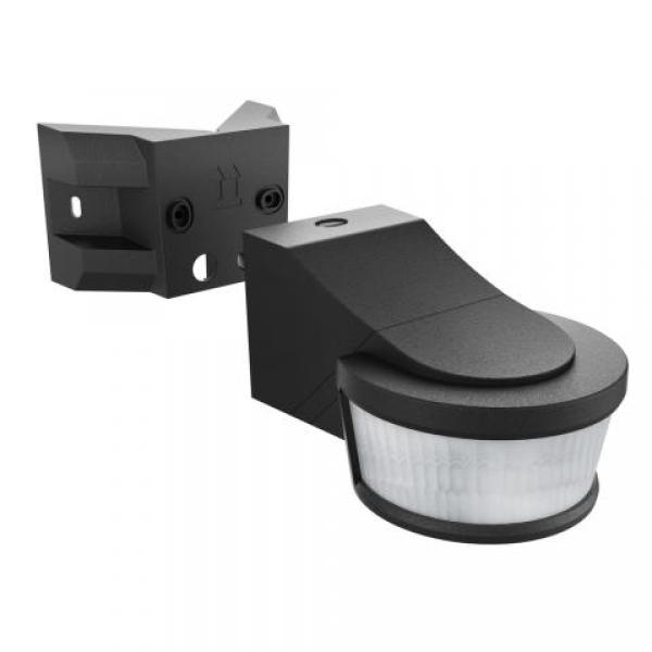 TeMo T&More® Bewegungsmelder Sensor - PIR 270° IP44 - Schwarz (0190101TEM)