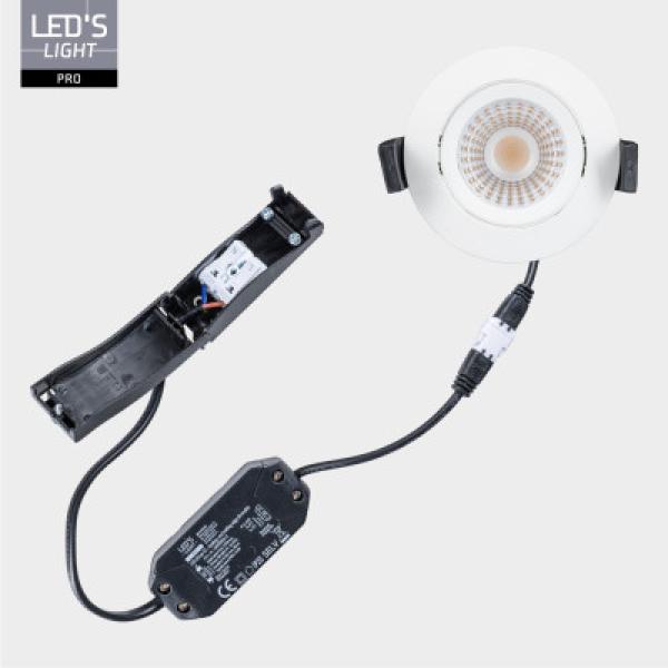 TeMo T&More® LED Downlight, Deckenspot 6W 420lm 1800K-2700K, Farbe weiß, dimmbar (2025553)