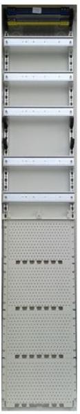 F-Tronic Komplettfeld 1x Kombi-Feld, Verteiler 5-reihig + Multimediafeld, 1-feldrig VK9