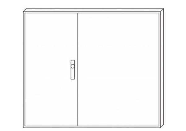 F-Tronic Wandverteiler Leerschrank ZF115 IP54 Feuchtraum 1100x1300x210mm