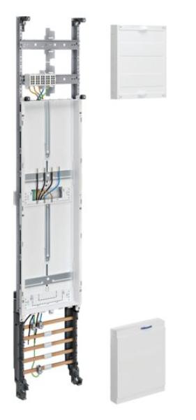 Hager Komplettfeld 3.HZ 1x Zählerplatz + 1x TSG , ZH52P1K 1-feldrig