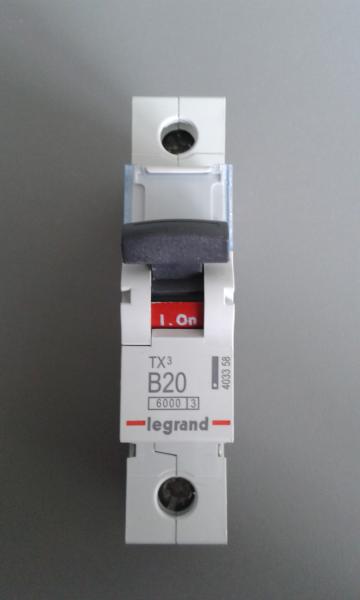 Legrand Leitungsschutzschalter B20A - TX3, 6kA, 1-polig (403358)