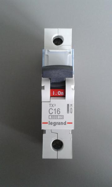 Legrand Leitungsschutzschalter C16A - TX3, 6kA, 1-polig (403434)