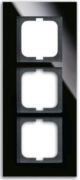 Busch-Jaeger 1723-825 Rahmen 3-fach carat Glas schwarz