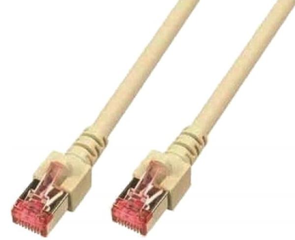 Patchkabel RJ45 S/FTP Cat6 Eco grau 0,25m mit Längenaufdruck (K5510.0,25)