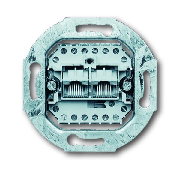 Busch-Jaeger ISDN-Dose 0215 2-8/8(8/8)polig