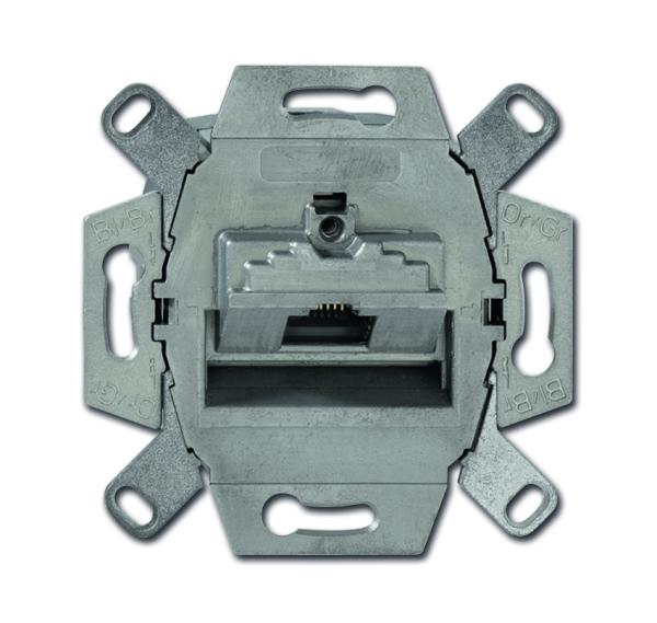 Busch-Jaeger UAE-Anschlussdose 0218/11-101 Kat. 6 1-fach