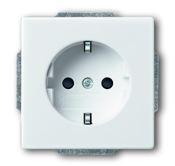 Busch-Jaeger solo davos studioweiss Steckdose 20 EUC-84