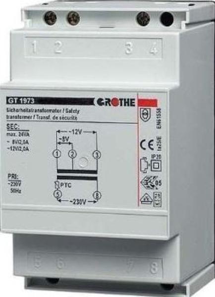 GROTHE Klingeltransformator GT 1973 4-12V 3,0/2,0A (14034)