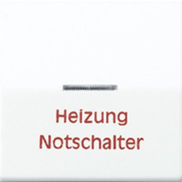 Jung AS591HWW Wippe "Heizung Notschalter", AS500 alpinweiss