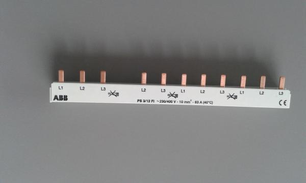 ABB Phasenschiene PS3/12FI 3-polig 12 Module FI-Schiene (2CDL231002R1012)