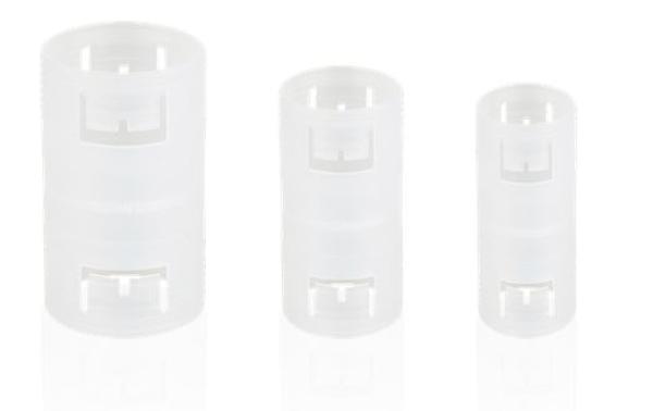 25 STÜCK (VPE) F-Tronic Rohrmuffe M25 transparent RM25 (7400033)