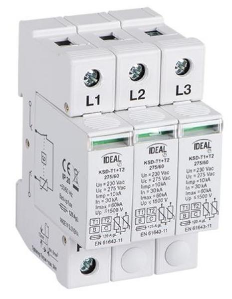 Kanlux Überspannungsbegrenzer KSD-T1+T2 275/180 3P (23921)
