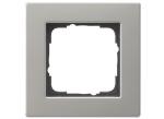 Gira 0211335 E2 Rahmen 1-fach für die FLACHE Montageart, System 55 Edelstahl ***RESTPOSTEN***