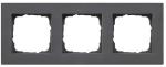 Gira 0213235 System 55 Abdeckrahmen E2 für den flachen Einbau 3fach Anthrazit ***RESTPOSTEN***