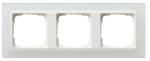 Gira 0213334 Rahmen 3-fach Event Opak Weiß mit Zwischenrahmen Reinweiß glänzend