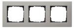 Gira 0213335 E2 Rahmen 3-fach für die FLACHE Montageart, System 55 Edelstahl ***RESTPOSTEN***
