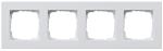 Gira 0214225 System 55 Abdeckrahmen E2 für den FLACHEN Einbau 4fach Reinweiß seidenmatt ***RESTPOSTEN***