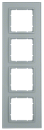 Berker 10146414 Glasrahmen 4-fach B.7 alu