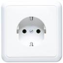 Jung 5520WW Schuko-Steckdose mit Rahmen alpinweiss ***RESTPOSTEN***