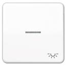 Jung CD590KO5LWW Wippe mit Symbol """"Licht"""", mit Kontrollfenster alpinweiss