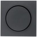 Berker 11371606 Zentralstück mit Regulierknopf für Drehdimmer B.3/B.7 anthrazit, matt