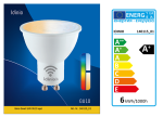 SHADA Idinio Smart WiFi GU10 Spot 5,5W 345lm, 2700-6500K, dimmbar, EEC: A+ (0140115_02)