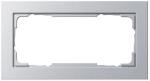 Gira 100225 System 55 Rahmen E2 Farbe Aluminium lackiert 2-fach ohne Mittelsteg ***RESTPOSTEN***