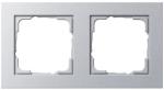 Gira 021225 System 55 Rahmen E2 Farbe Aluminium lackiert 2-fach