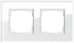 Gira 021212 System 55 Rahmen 2-fach Esprit Glas Weiß