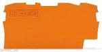 1 Stück WAGO Abschlussplatte u. Zwischenplatte 2002-1392 fuer TOBJOB S orange