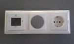 Busch-Jaeger Radio DAB+ Komplett-Set Balance SI 3-fach MIT STECKDOSE alpinweiss (8215U-101 + 8223U + 8252-914-101 + 8253-914 + 20EUC-914 + 1723-914)