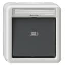 GIRA Aufputz System IP 44 Grau Kontrollschalter 011630