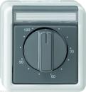 GIRA Aufputz System IP 44 Grau Zeitschalter 120 Minuten 032130