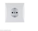 Berker 47428989 SCHUKO-Steckdose mit Abdeckplatte S.1 polarweiß glänzend
