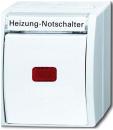 Busch-Jaeger 2601/6 SKWNH-54 Heizung-Notschalter, Aus-/Wechsel, Aufputz IP44