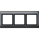 Merten 400314 AQUADESIGN Rahmen 3-fach anthrazit