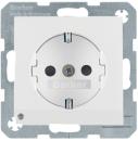 Berker 41091909 Steckdose SCHUKO mit LED-Orientierungslicht S.1/B.3/B.7 polarweiß, matt