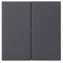 Gira 536228 System 3000 Bedienaufsatz 2-fach System 55 anthrazit