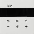 Gira 5393112 Raumtemperaturregler S3000 RTR Display, Flächenschalter Reinweiß glänzend