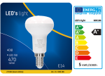 1 STÜCK (VPE) SHADA LED Globe E14 470lm 5W, warmweiss 2700K, R50 Opal, EEC: A+ (0600186)