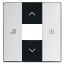 Busch-Jaeger 6235-83 Zentralscheibe future® linear für Raumtemperaturregler Busch-free@home alusilber
