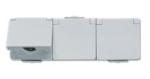 Jung 623W SCHUKO Dreifach-Steckdose 16 A 250 V WG600