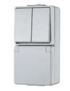 Jung 675W SCHUKO Steckdose 16 A 250 V mit Serienschalter 10 AX 250 V WG600