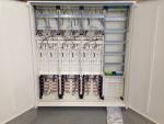 Hager Zählerschrank 6x eHZ Zählerfeld + 1x Verteilerfeld 5-reihig 1100mm mit APZ-Raum ZB34S (inkl. Datenschnittstelle und RJ45-Buchse)