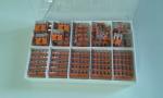70er Wagoklemmen Set in Box: 221-412 (20x), 221-413 (25x), 221-415 (25x)